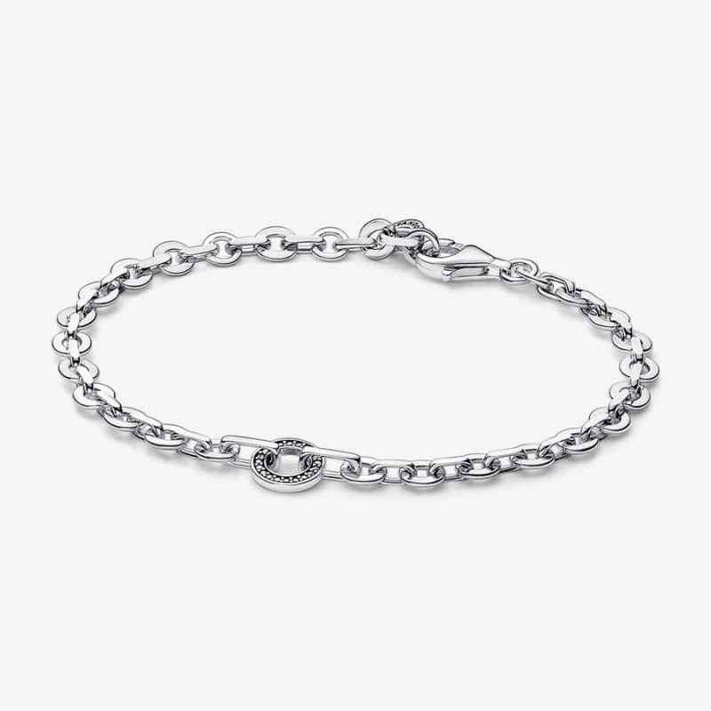 BRACCIALE CERCHIO PAVE' MIS.18 DONNA PANDORA BRACCIALE CERCHIO PAVE' MIS.18 DONNA PANDORA