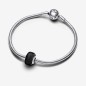 CHARM MINI VETRO DI MURANO NERO DONNA PANDORA CHARM MINI VETRO DI MURANO NERO DONNA PANDORA
