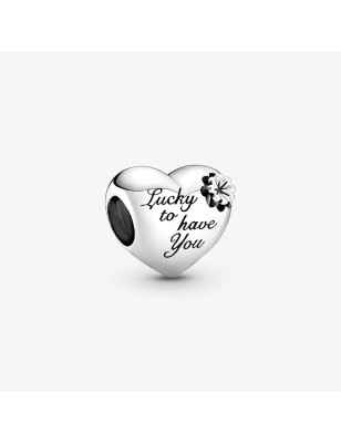 CHARM CUORE E QUADRIFOGLIO DONNA PANDORA