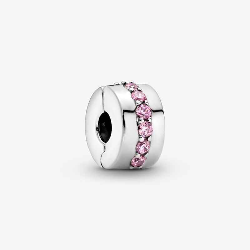 CHARM CLIP SENTIERO LUMINOSO ROSA DONNA PANDORA CHARM CLIP SENTIERO LUMINOSO ROSA DONNA PANDORA