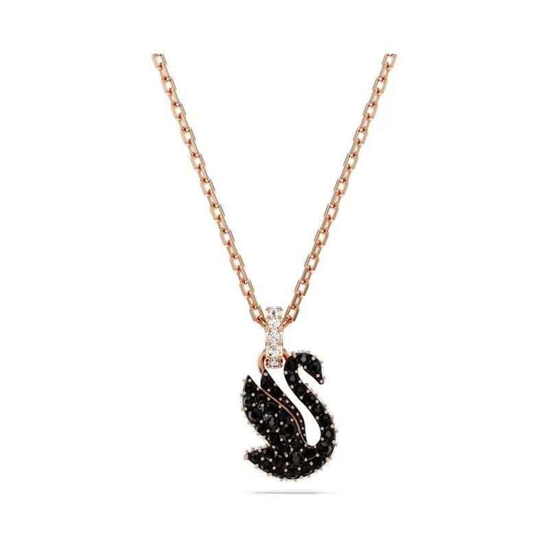 COLLANA PENDENTE SWAN CIGNO PICCOLO NERO DONNA SWAROVSKI COLLANA PENDENTE SWAN CIGNO PICCOLO NERO DONNA SWAROVSKI