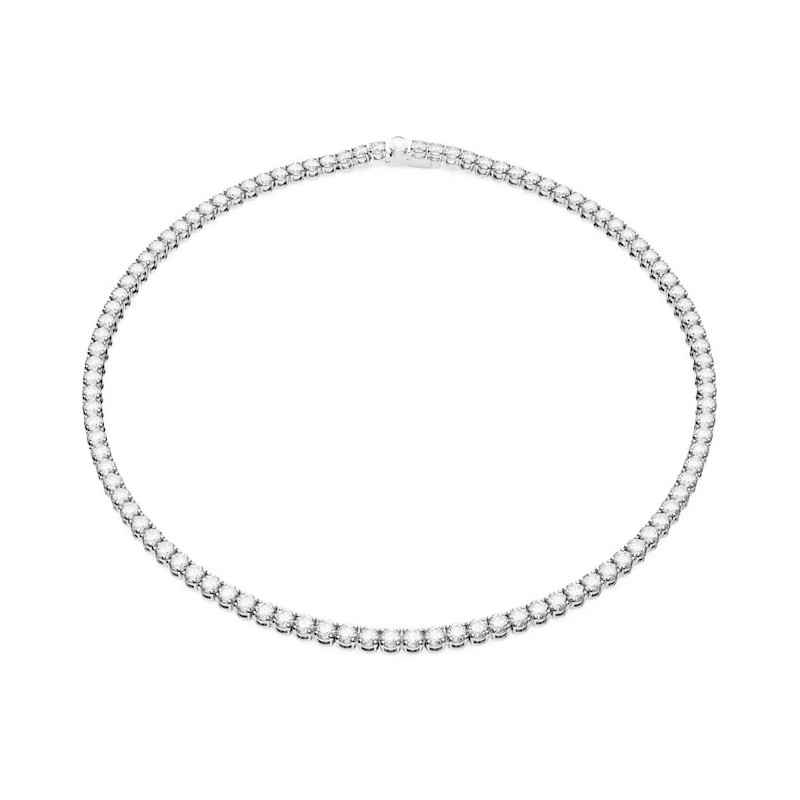 COLLANA MATRIX TENNIS TAGLIO TONDO BIANCA SWAROVSKI COLLANA MATRIX TENNIS TAGLIO TONDO BIANCA SWAROVSKI