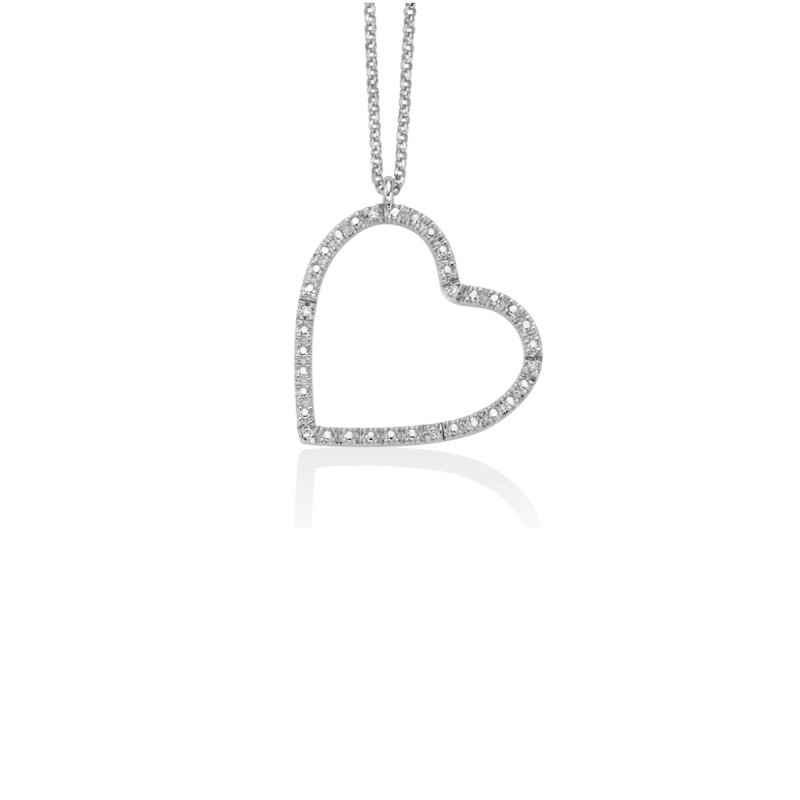 COLLANA CUORE GRANDE DONNA MILUNA I DIAMANTI COLLANA CUORE GRANDE DONNA MILUNA I DIAMANTI
