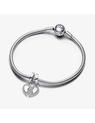 CHARM PENDENTE CUORE AMICIZIA DIVISIBILE PANDORA 792743C01 PANDORA