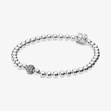 BRACCIALE M19 SFERE E PAVE DONNA PANDORA  598342CZ-19 PANDORA