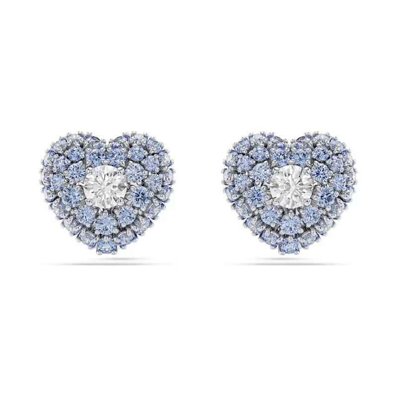ORECCHINI A LOBO HYPERBOLA CUORE BLU SWAROVSKI