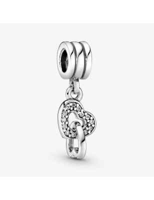 CHARM PENDENTE CUORI INTRECCIATI DONNA PANDORA  791242CZ PANDORA