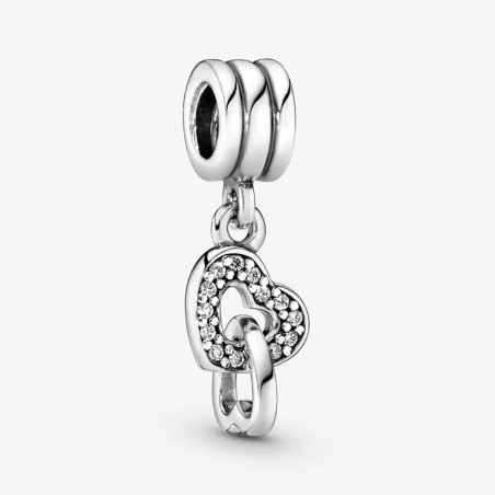 CHARM PENDENTE CUORI INTRECCIATI DONNA PANDORA  791242CZ PANDORA