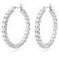 ORECCHINI A CERCHIO MATRIX BIANCHI DONNA SWAROVSKI ORECCHINI A CERCHIO MATRIX BIANCHI DONNA SWAROVSKI