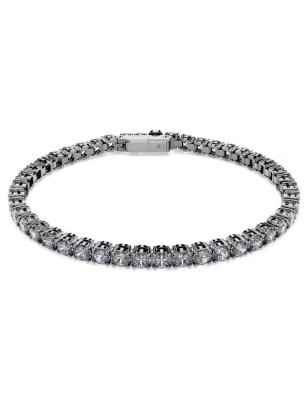 BRACCIALE MATRIX TENNIS PLACCATO RUTENIO MIS.L UOMO SWAROVSKI  5693929 SWAROVSKI