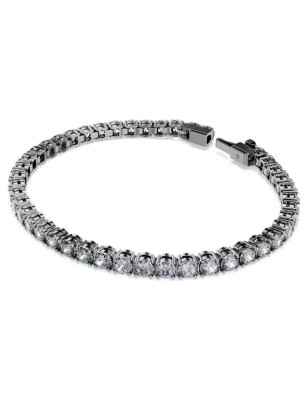 BRACCIALE MATRIX TENNIS PLACCATO RUTENIO MIS.L UOMO SWAROVSKI  5693929 SWAROVSKI