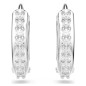 ORECCHINI CERCHIO BIANCHI MATRIX DONNA SWAROVSKI 