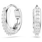 ORECCHINI CERCHIO BIANCHI MATRIX DONNA SWAROVSKI 