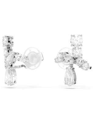 ORECCHINI A CLIP MATRIX BIANCHI DONNA SWAROVSKI 