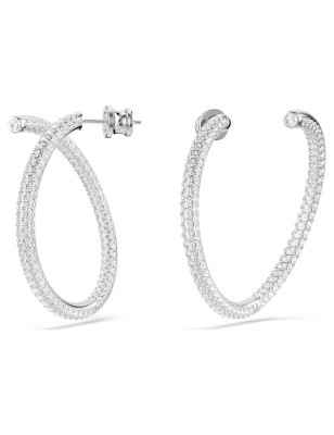 ORECCHINI CERCHIO DEXTERA TAGLIO ROUND DONNA SWAROVSKI 