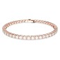 BRACCIALE MATRIX TENNIS COLOR ORO ROSA L DONNA SWAROVSKI BRACCIALE MATRIX TENNIS COLOR ORO ROSA L DONNA SWAROVSKI