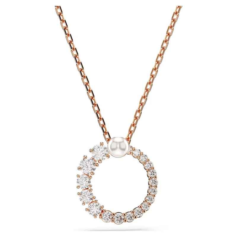 COLLANA MATRIX CRYSTAL PEARL ORO ROSA DONNA SWAROVSKI COLLANA MATRIX CRYSTAL PEARL ORO ROSA DONNA SWAROVSKI