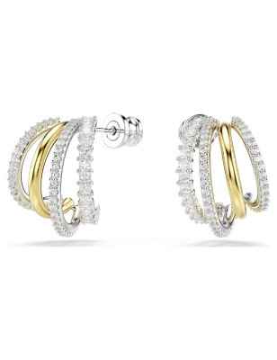 ORECCHINI CERCHIO HYPERBOLA TAGLIO MISTO MINI SWAROVSKI 5689718 SWAROVSKI