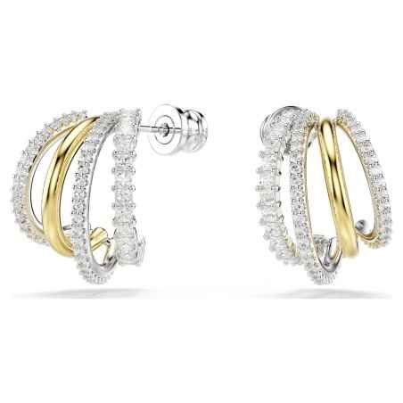 ORECCHINI CERCHIO HYPERBOLA TAGLIO MISTO MINI SWAROVSKI 5689718 SWAROVSKI