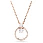 COLLANA PENDENTE CONSTELLA TAGLIO ROUND ORO ROSA SWAROVSKI COLLANA PENDENTE CONSTELLA TAGLIO ROUND ORO ROSA SWAROVSKI