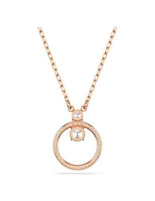 COLLANA PENDENTE CONSTELLA TAGLIO ROUND ORO ROSA SWAROVSKI  5692266 SWAROVSKI