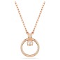 COLLANA PENDENTE CONSTELLA TAGLIO ROUND ORO ROSA SWAROVSKI COLLANA PENDENTE CONSTELLA TAGLIO ROUND ORO ROSA SWAROVSKI