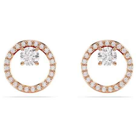 ORECCHINI LOBO CONSTELLA TAGLIO ROUND ORO ROSA SWAROVSKI 5692263 SWAROVSKI