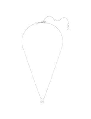 COLLANA PENDENTE STILLA TAGLIO OTTAGONALE RODIO SWAROVSKI