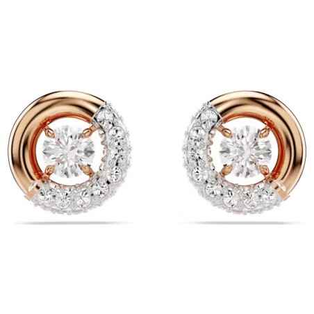 ORECCHINI LOBO DEXTERA TAGLIO ROUND ORO ROSA SWAROVSKI 5692258 SWAROVSKI
