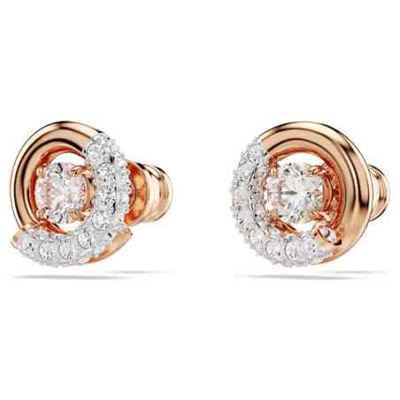 ORECCHINI LOBO DEXTERA TAGLIO ROUND ORO ROSA SWAROVSKI