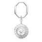 PORTACHIAVI TAGLIO TONDO BIANCO DONNA SWAROVSKI PORTACHIAVI TAGLIO TONDO BIANCO DONNA SWAROVSKI