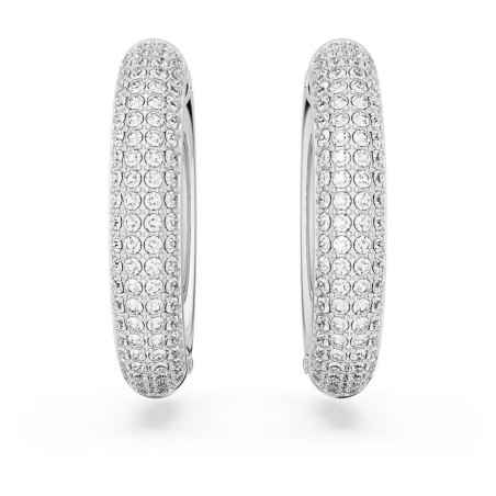 ORECCHINI A CERCHIO MEDI BIANCHI DONNA SWAROVSKI  5651392 SWAROVSKI