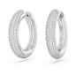 ORECCHINI A CERCHIO MEDI BIANCHI DONNA SWAROVSKI ORECCHINI A CERCHIO MEDI BIANCHI DONNA SWAROVSKI