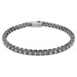 BRACCIALE MATRIX TENNIS TAGLIO ROUND RUTENIO M SWAROVSKI BRACCIALE MATRIX TENNIS TAGLIO ROUND RUTENIO M SWAROVSKI
