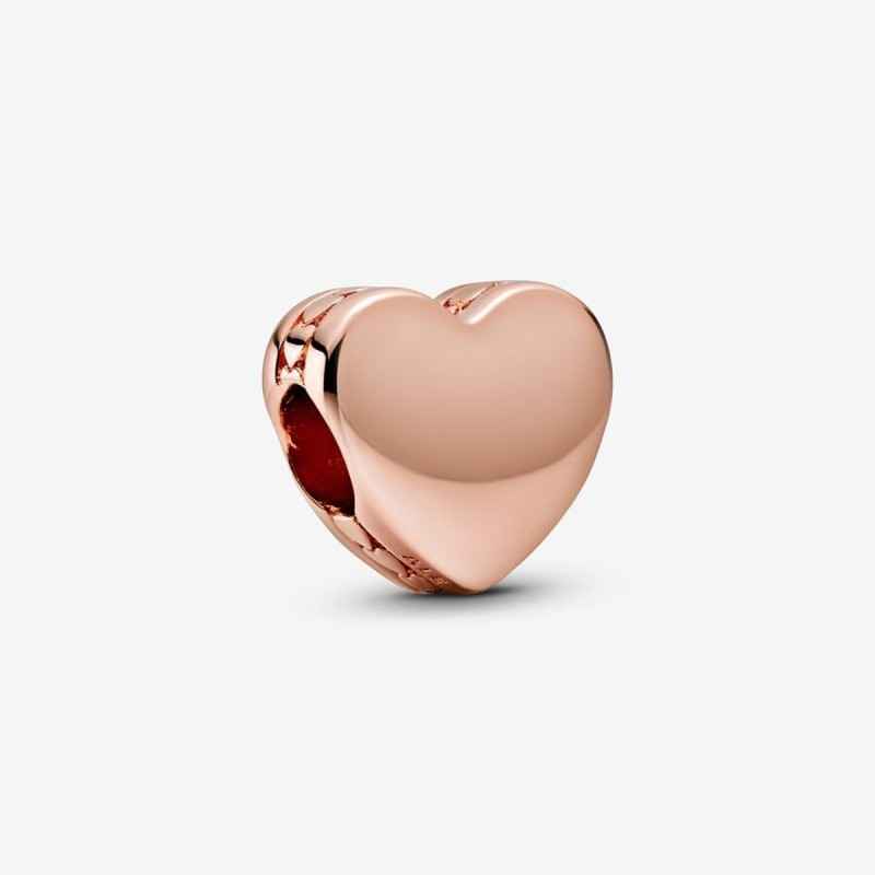 CHARM CUORE PLACCATO ORO ROSA DONNA PANDORA CHARM CUORE PLACCATO ORO ROSA DONNA PANDORA