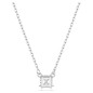 COLLANA PENDENTE STILLA TAGLIO SQUADRATO RODIO SWAROVSKI COLLANA PENDENTE STILLA TAGLIO SQUADRATO RODIO SWAROVSKI