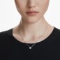 COLLANA PENDENTE STILLA TAGLIO SQUADRATO RODIO SWAROVSKI COLLANA PENDENTE STILLA TAGLIO SQUADRATO RODIO SWAROVSKI