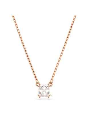 COLLANA PENDENTE STILLA TAGLIO SQUADRATO ORO ROSA SWAROVSKI 5701904 SWAROVSKI