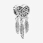 CHARM ACCHIAPPASOGNI CUORI TRE PIUME DONNA PANDORA CHARM ACCHIAPPASOGNI CUORI TRE PIUME DONNA PANDORA