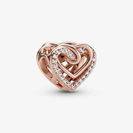 CHARM CUORI INTRECCIATI CON PIETRE DONNA PANDORA  789270C01 PANDORA