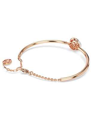 BRACCIALE RIGIDO DEXTERA ORO ROSA DONNA SWAROVSKI 