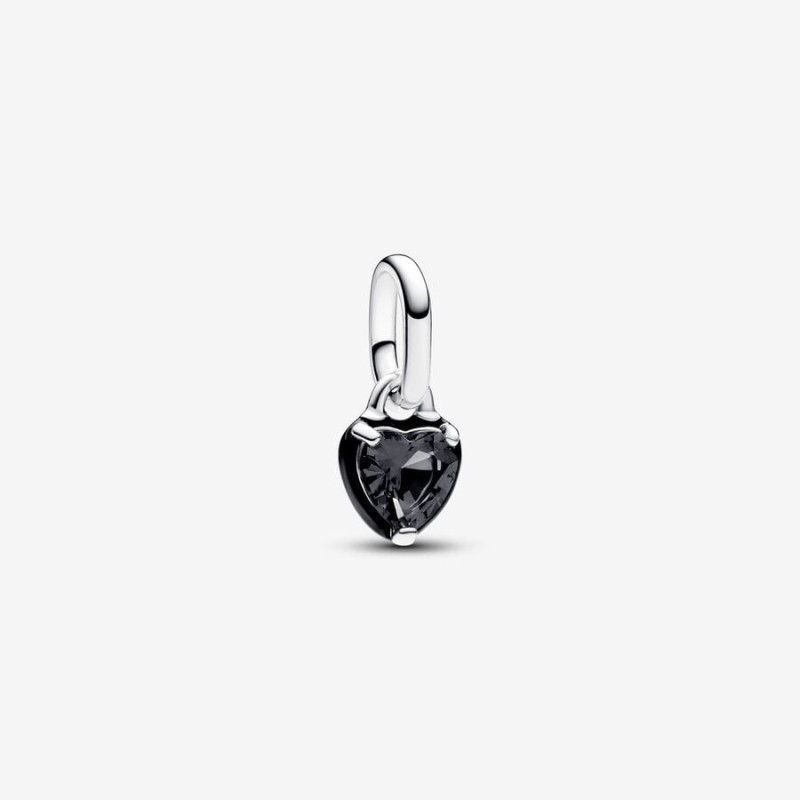 CHARM MINI PENDENTE BLACK CHAKRA CUORE PANDORA ME CHARM MINI PENDENTE BLACK CHAKRA CUORE PANDORA ME