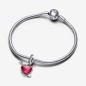 CHARM PENDENTE CUORE CON FRECCIA VETRO MURANO PANDORA CHARM PENDENTE CUORE CON FRECCIA VETRO MURANO PANDORA