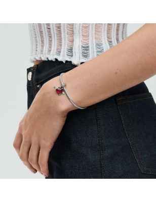 CHARM PENDENTE CUORE CON FRECCIA VETRO MURANO PANDORA 793085C01 PANDORA
