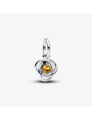 CHARM PENDENTE CERCHIO ETERNO MIELE NOVEMBRE PANDORA 793125C11 PANDORA