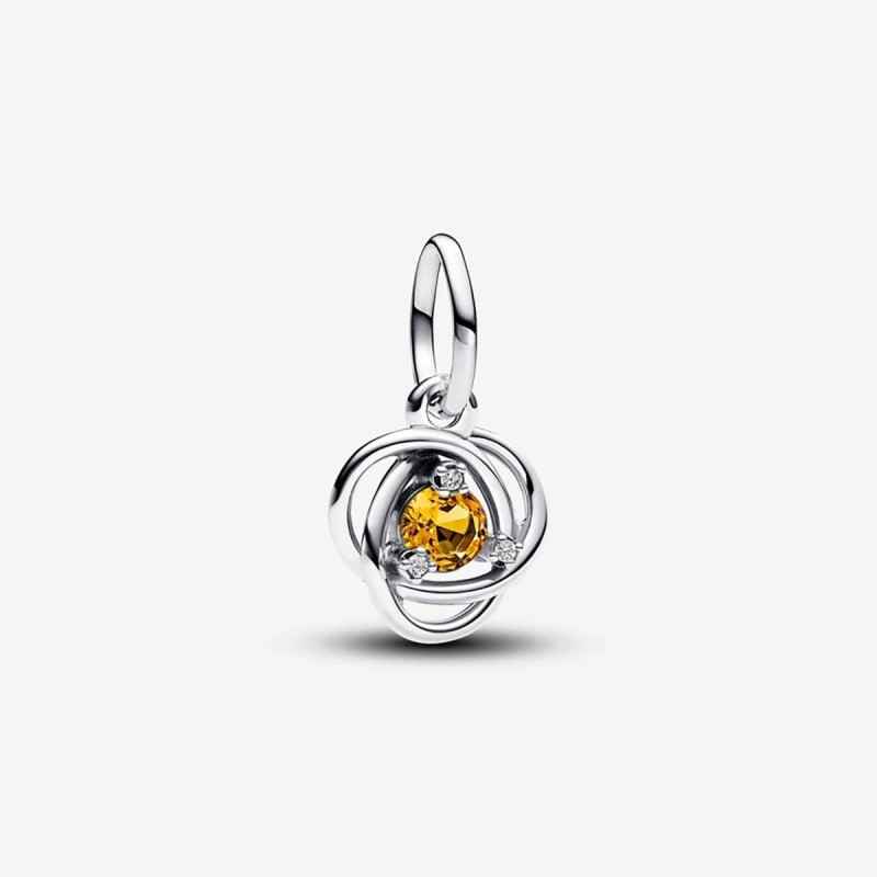 CHARM PENDENTE CERCHIO ETERNO MIELE NOVEMBRE PANDORA CHARM PENDENTE CERCHIO ETERNO MIELE NOVEMBRE PANDORA