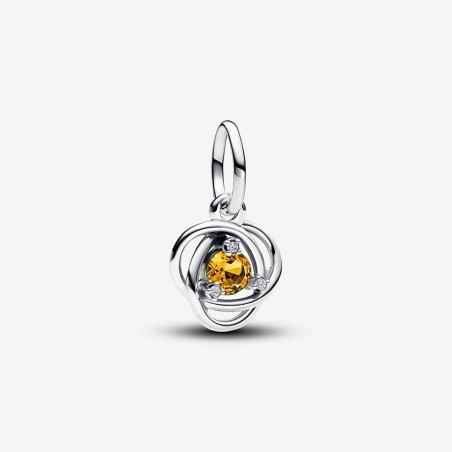 CHARM PENDENTE CERCHIO ETERNO MIELE NOVEMBRE PANDORA 793125C11 PANDORA