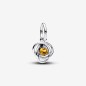CHARM PENDENTE CERCHIO ETERNO MIELE NOVEMBRE PANDORA CHARM PENDENTE CERCHIO ETERNO MIELE NOVEMBRE PANDORA