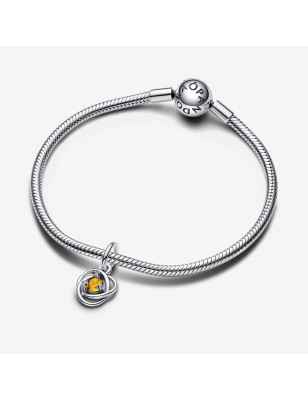 CHARM PENDENTE CERCHIO ETERNO MIELE NOVEMBRE PANDORA
