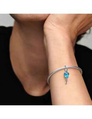 CHARM PENDENTE PALLONCINO BLU VETRO DI MURANO PANDORA 792792C01 PANDORA